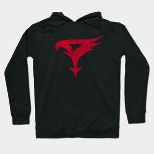 Gatchaman Battle of the Planets - Battle damaged chest Hoodie